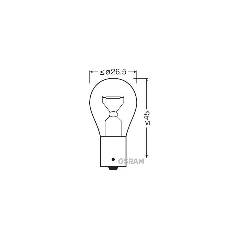 ORIGINAL P21W 12V BLI2