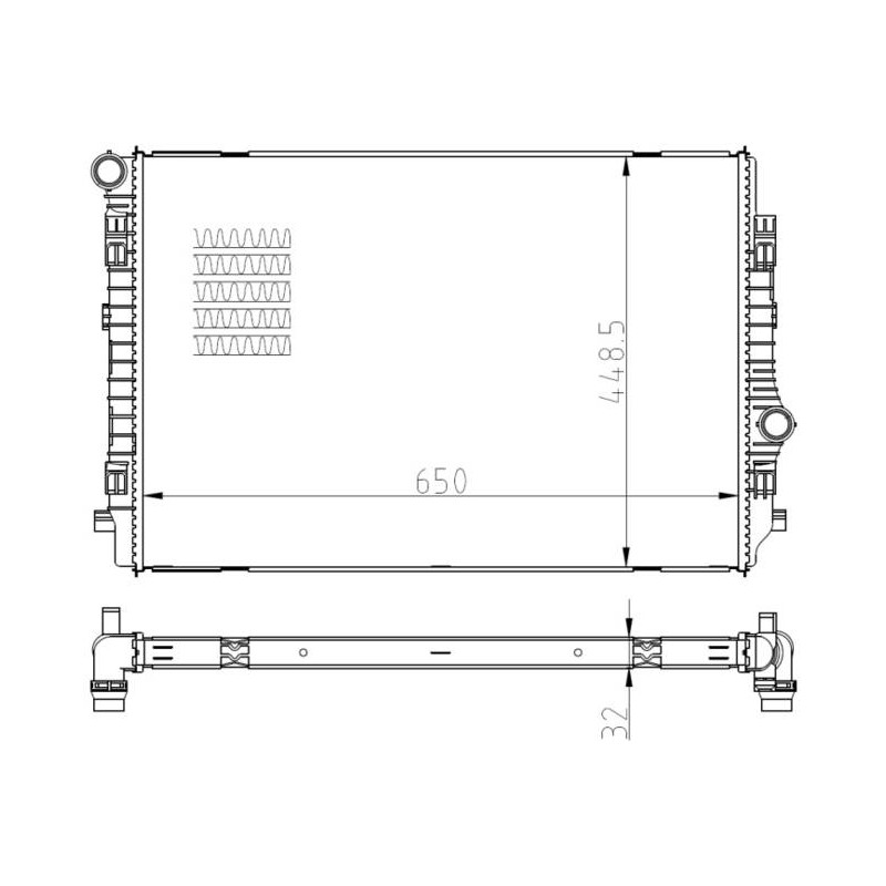 RAD VW GOLF 2.0D 13- RADIATORS ALU