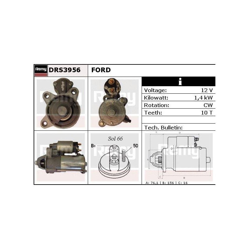 DEMARREUR - REMY REMANUFACTURED - F