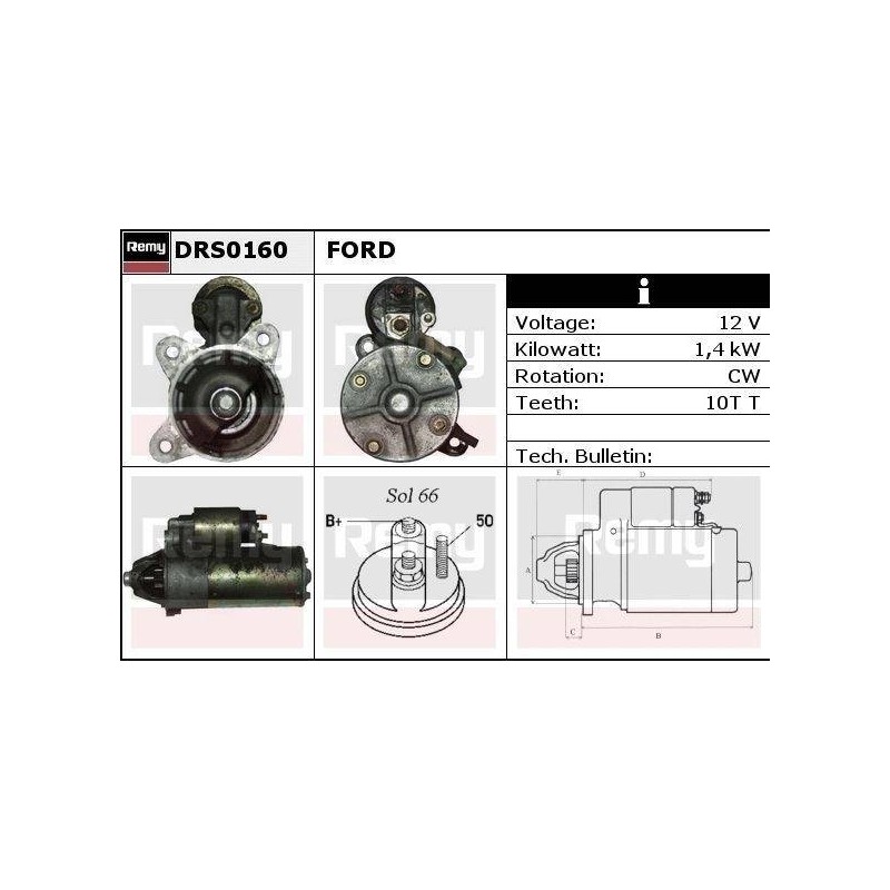 DEMARREUR - REMY REMANUFACTURED - F