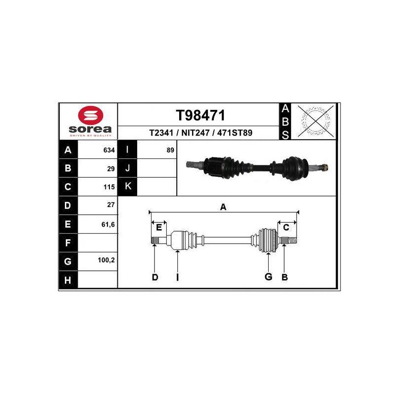 TRANSMISSION / NISSAN NAVARA 2.5 DC