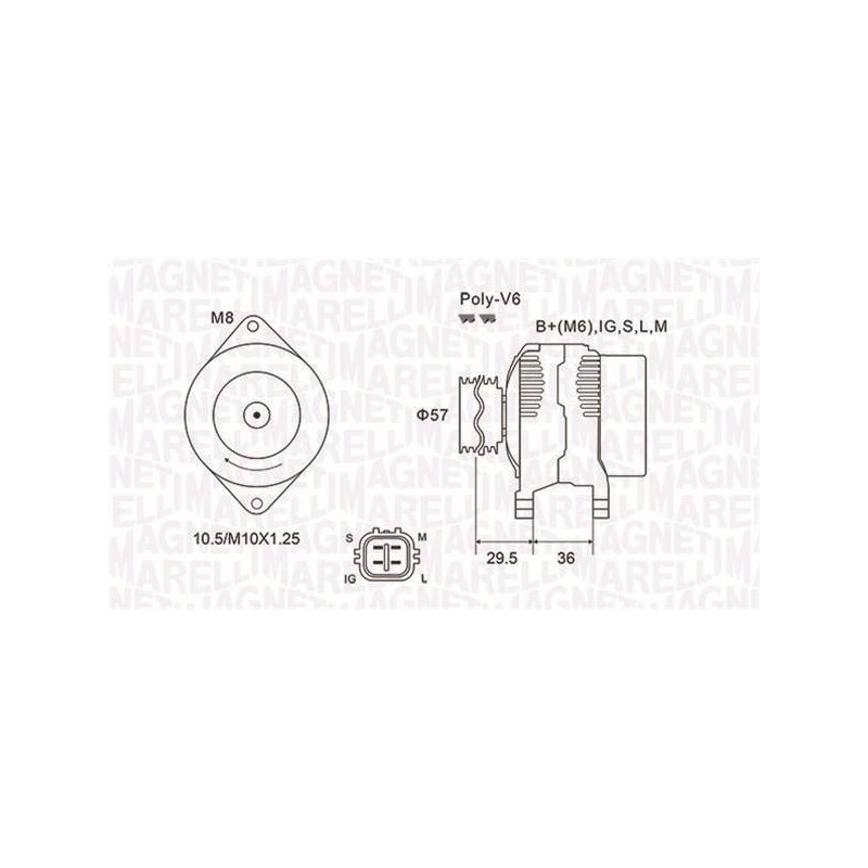 ALT EQ POUR TOYOTA YARIS