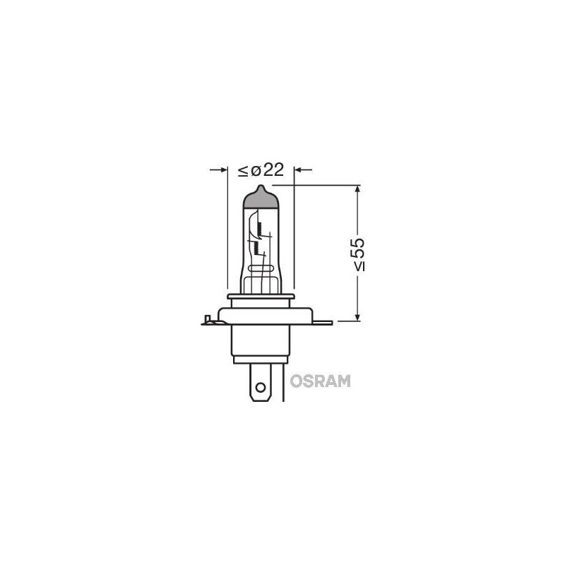 ULTRALIFE H4 12V BLI1