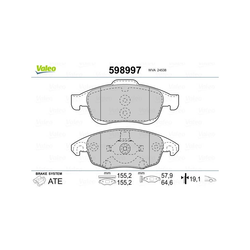 PLAQ FR CITR C4. DS4 / PEUG 5008 AV