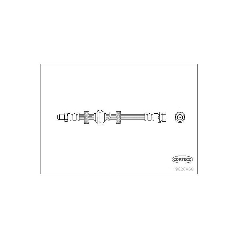 FLEXIBLE DE FREIN FORD MONDEO