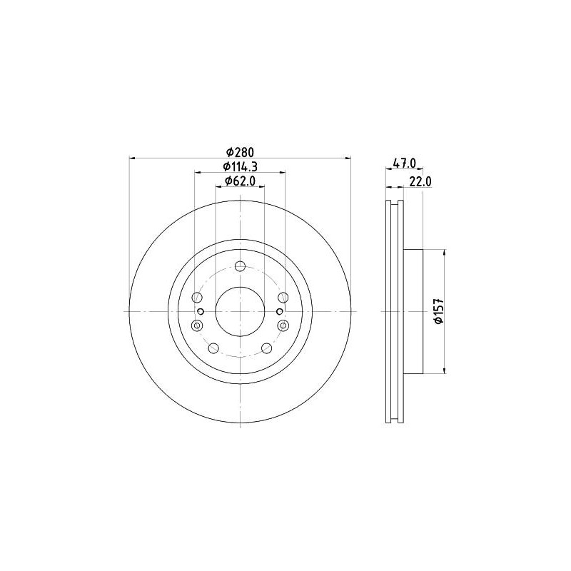 55683PRO DISQUE FRE - PRIX UNIT.CAR