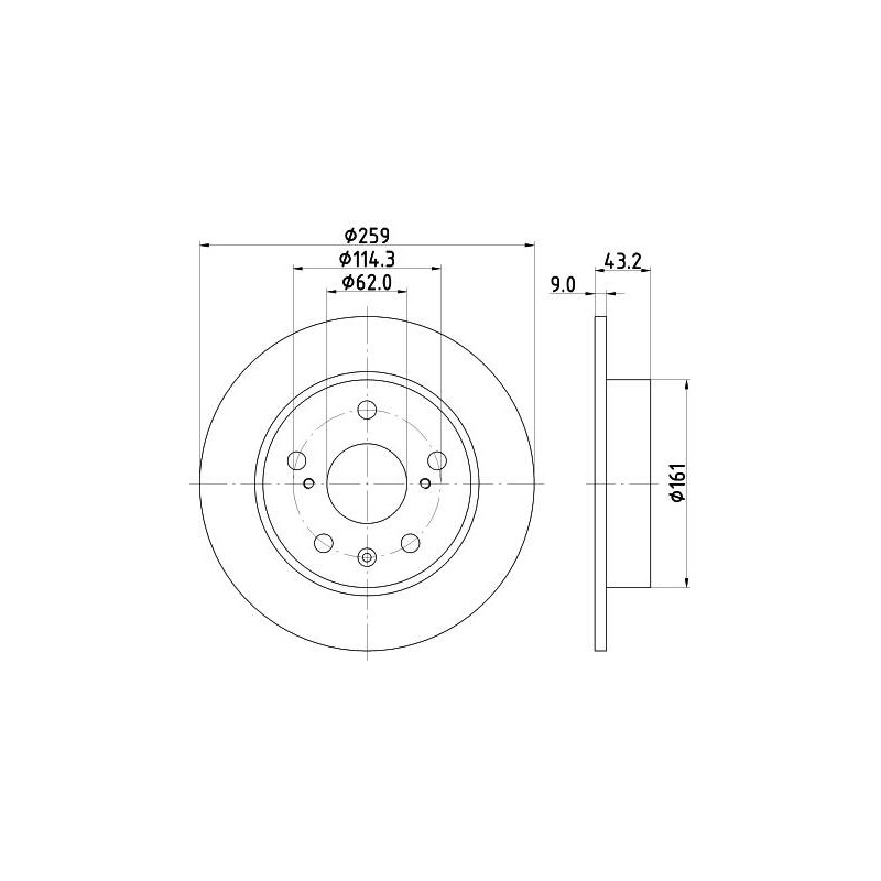 55684PRO DISQUE FRE -PRIX UNIT.CART