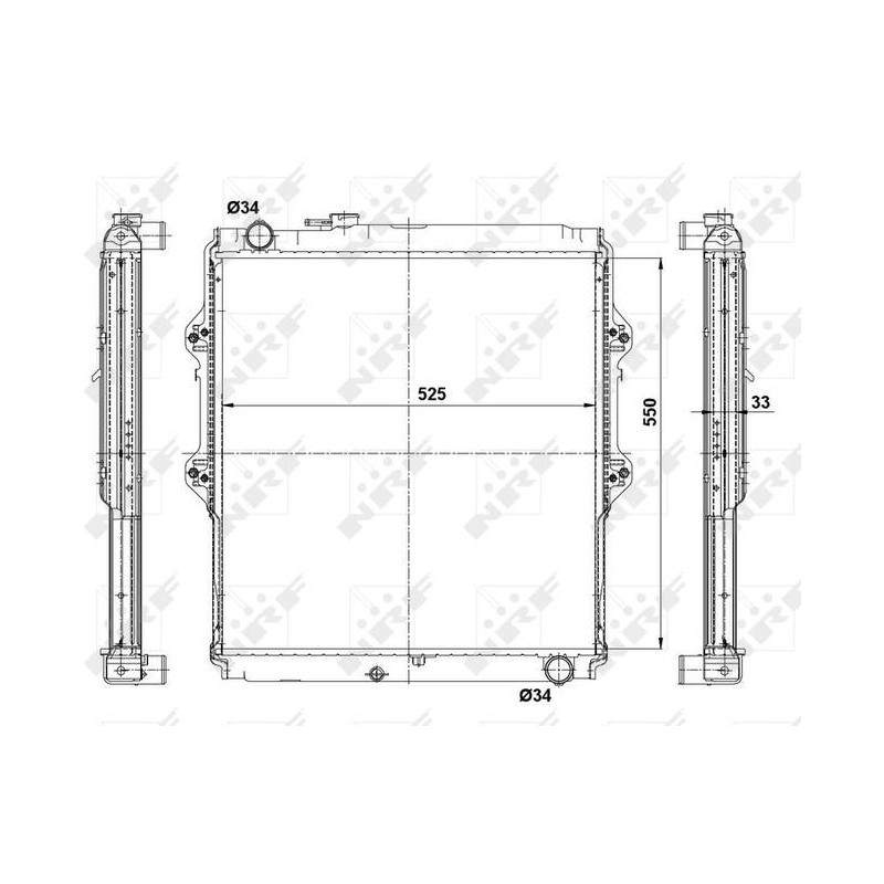 RAD TOYOTA HILUX 2.4D 95- RADIATORS