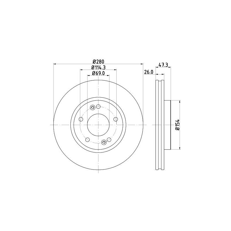 54339PRO DISQUE FRE - PRIX UNIT.CAR