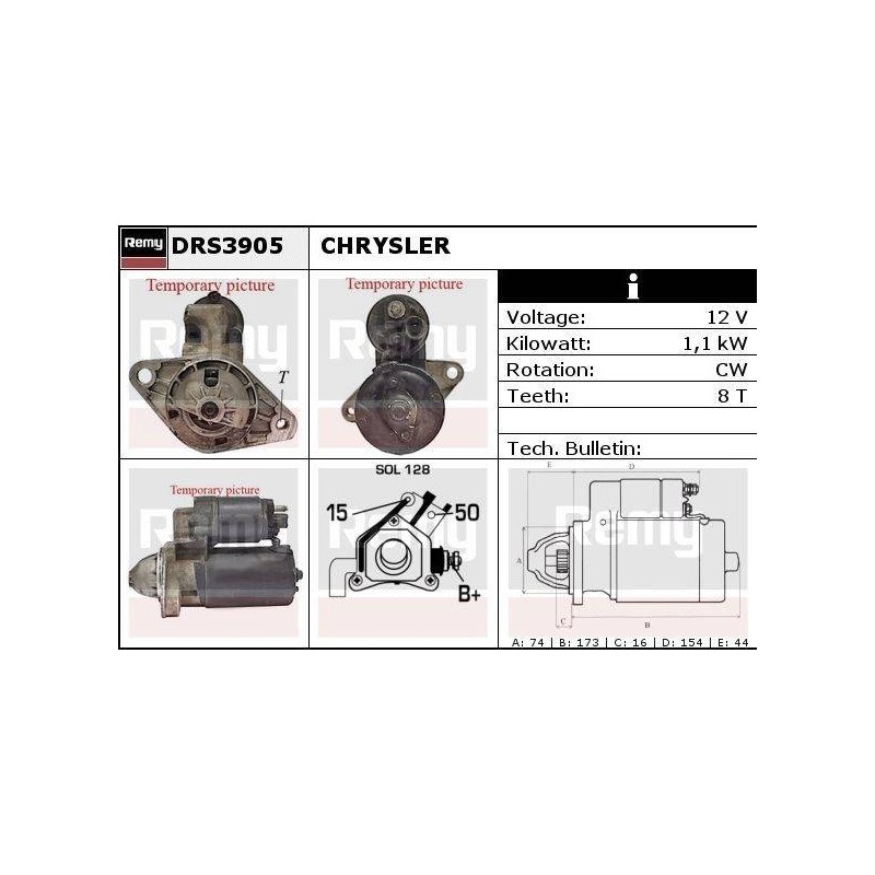 DEMARREUR - REMY REMANUFACTURED - C