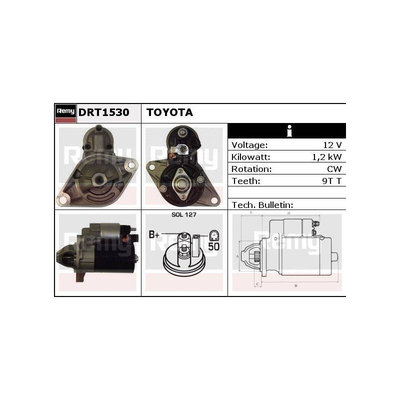 DEMARREUR - REMY REMANUFACTURED - T