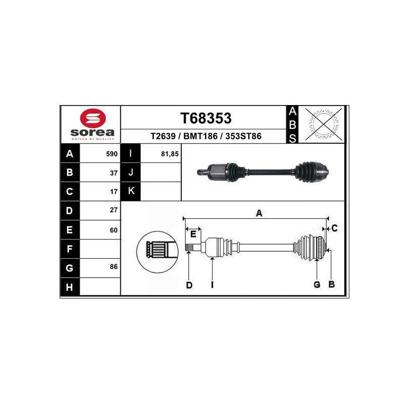 TRANSMISSION / BMW X3 4X4 BVM/A (G)