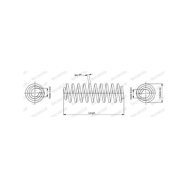 RESSORT AV FORD MONDEO II