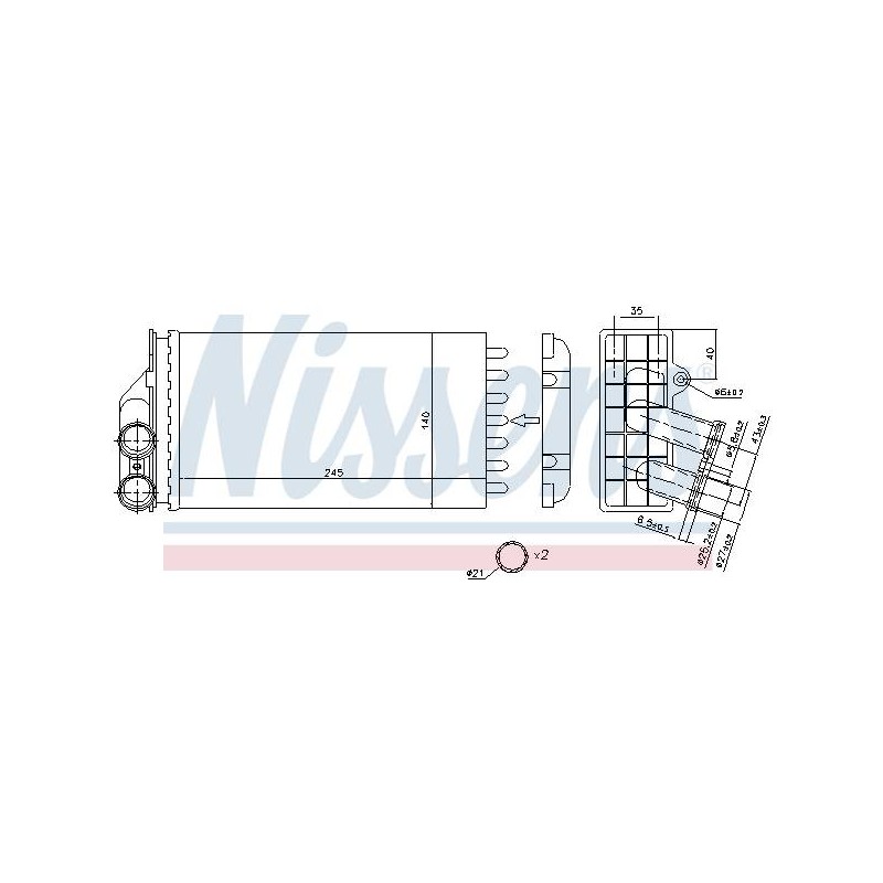 RAD.CHAUFF CITROEN C4 (2005) 2.0