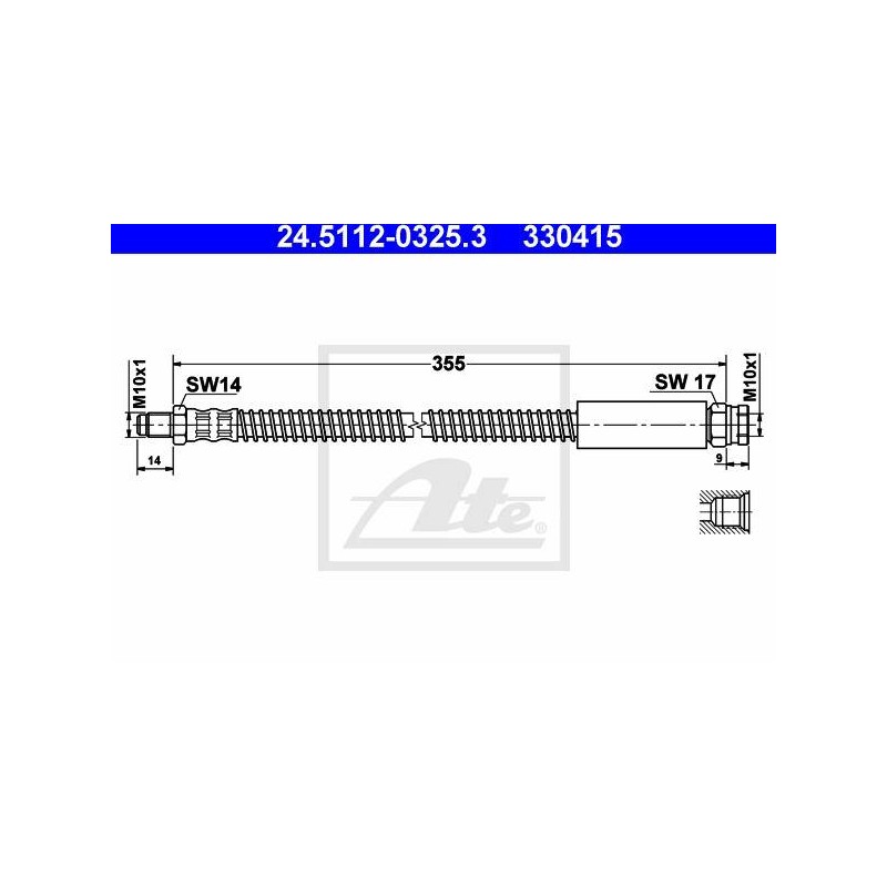 FLEXIBLE DE FREIN / EMBRAYAGE