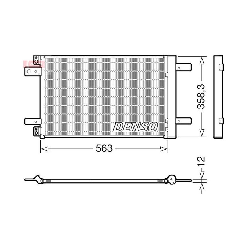 CONDENSEUR CITROEN C4-PEUGEOT 308