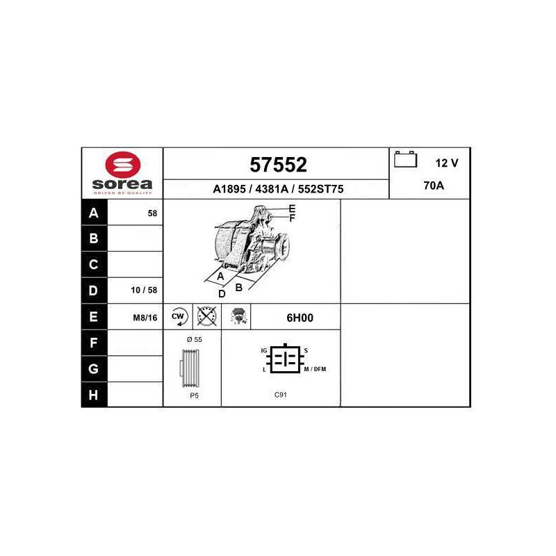 ALTERNATEUR VL / SUZUKI ALTO 1.0 ES