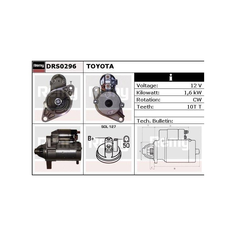 DEMARREUR - REMY REMANUFACTURED - T