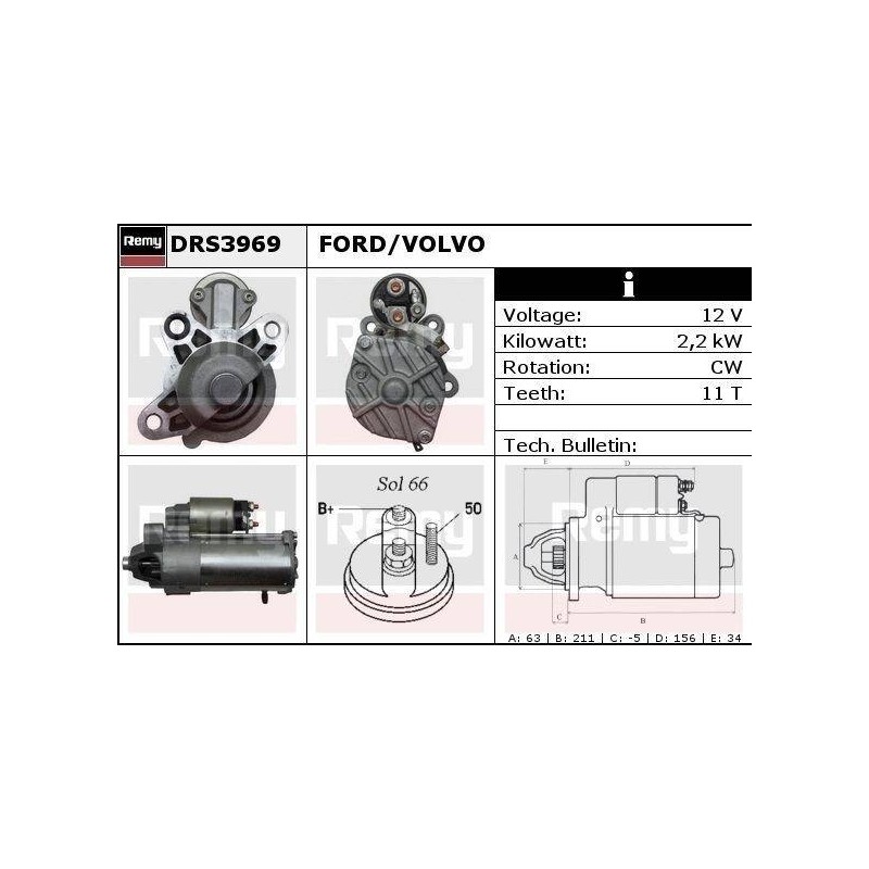 DEMARREUR - REMY REMANUFACTURED - F