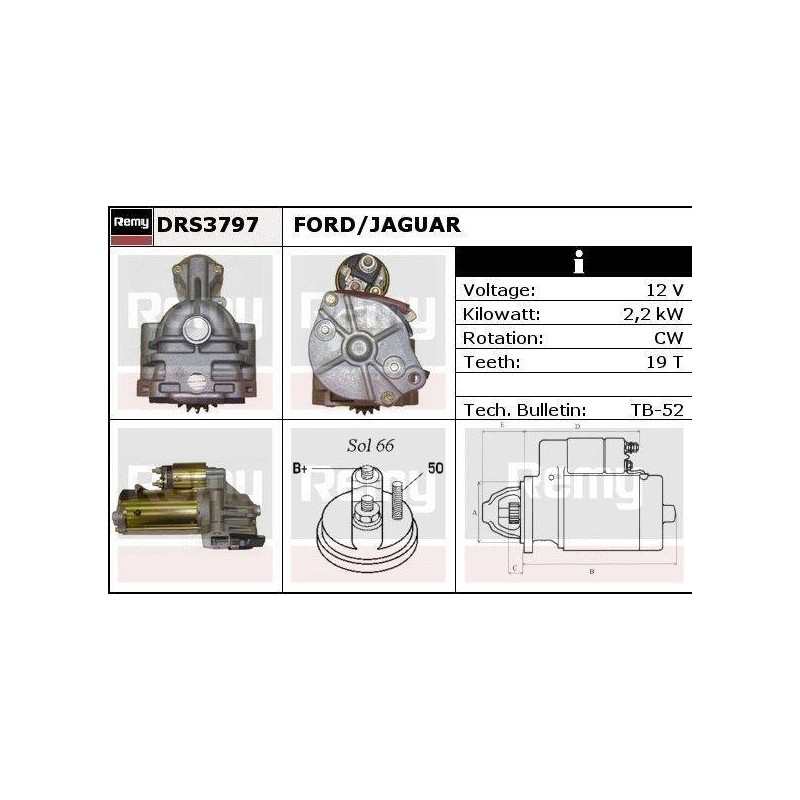 DEMARREUR - REMY REMANUFACTURED - F