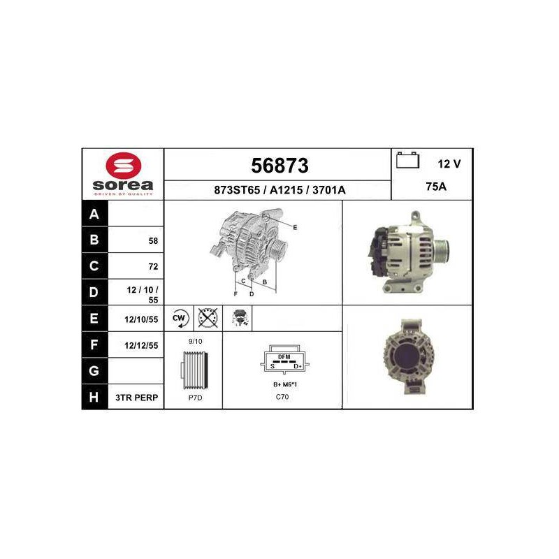 ALTERNATEUR VL / TRANSIT 2.4D