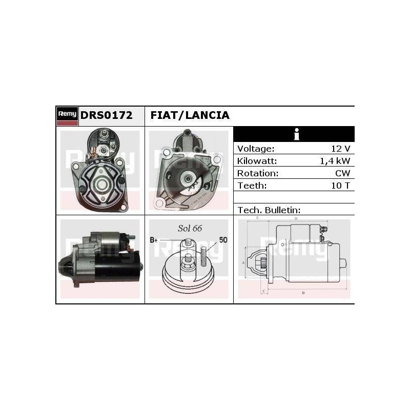 DEMARREUR - REMY REMANUFACTURED - A