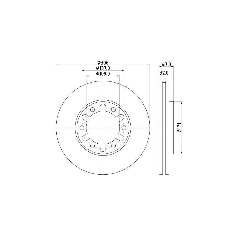 54383 DISQUE FREIN - PRIX UNIT.CART