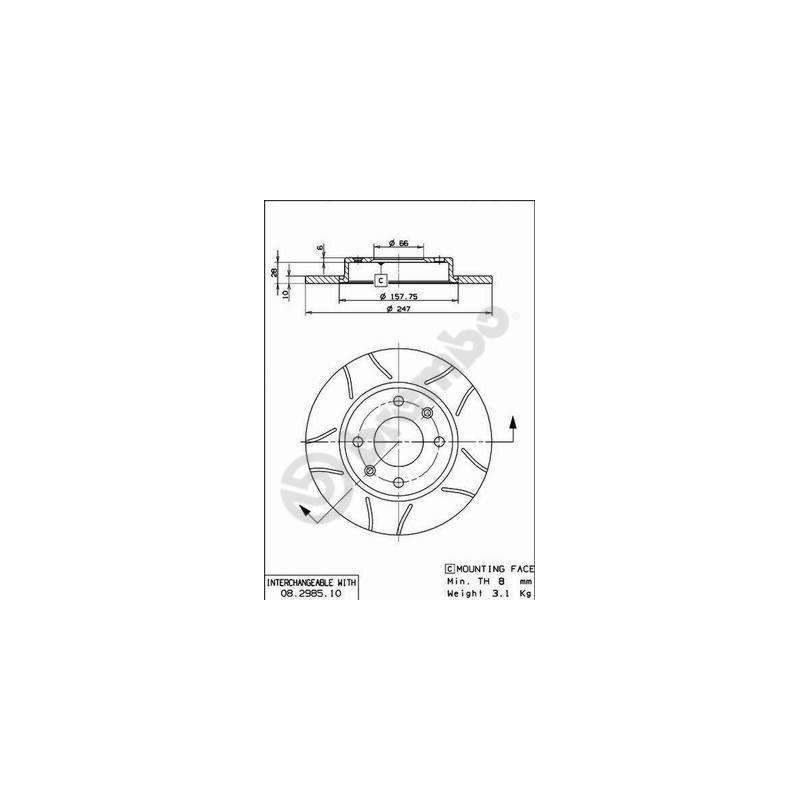 DISQUE DE FREIN MAX