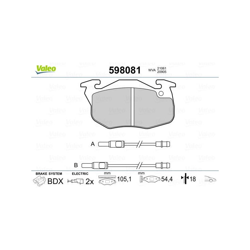 PLAQ FR CITR SAXO/PEUG 106/REN CLIO