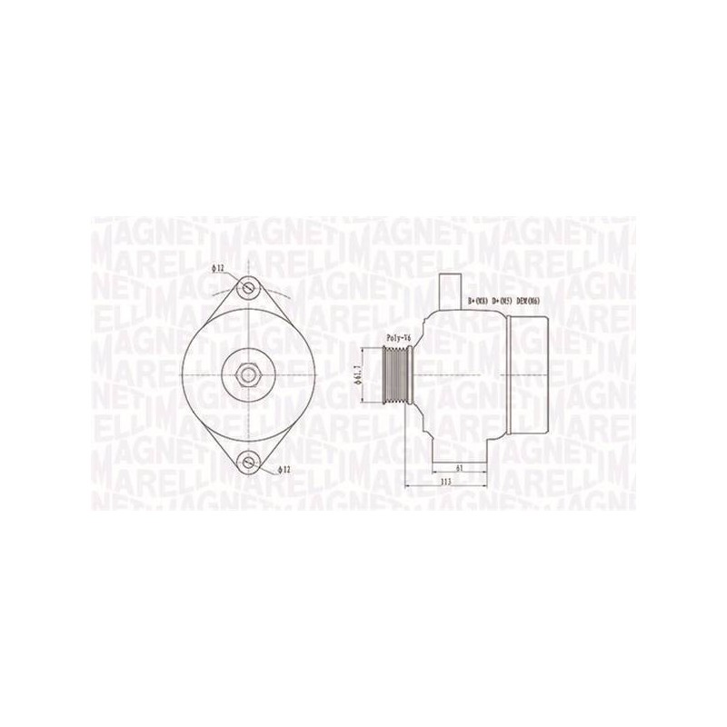 ALT EQ POUR OPEL ZAFIRA / SAAB 9-3