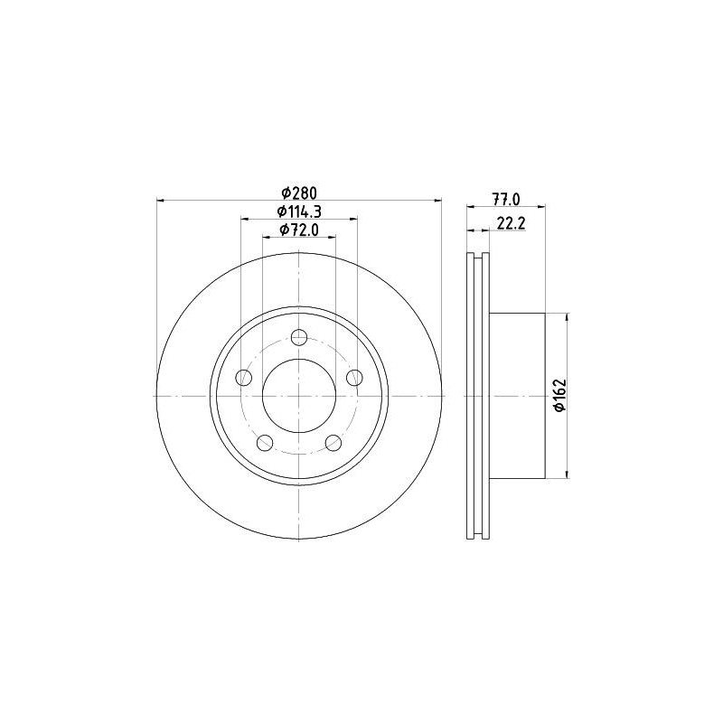 54843PRO DISQUE FRE - PRIX UNIT.CAR