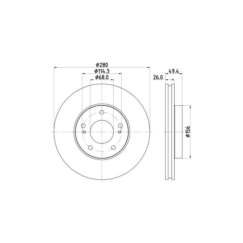 54790PRO DISQUE FRE - PRIX UNIT.CAR