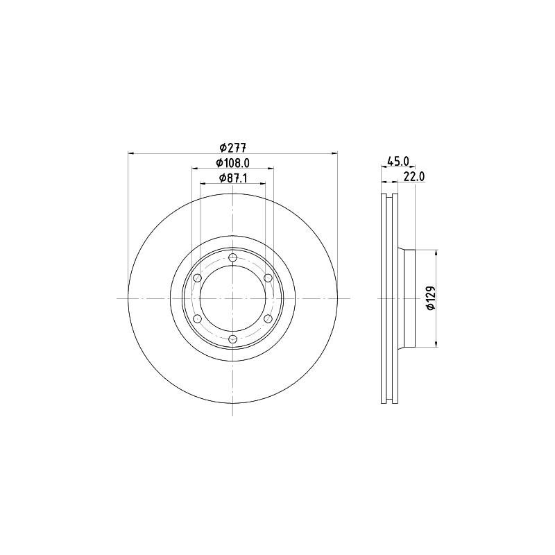 52219 DISQUE FREIN - PRIX UNIT.CART