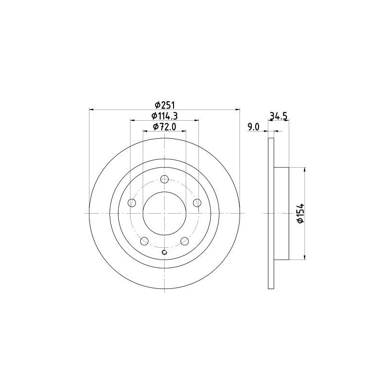 54693 DISQUE FREIN - PRIX UNIT.CART