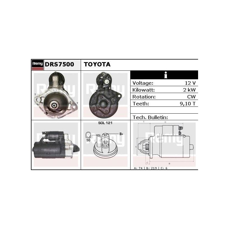 DEMARREUR - REMY REMANUFACTURED - T