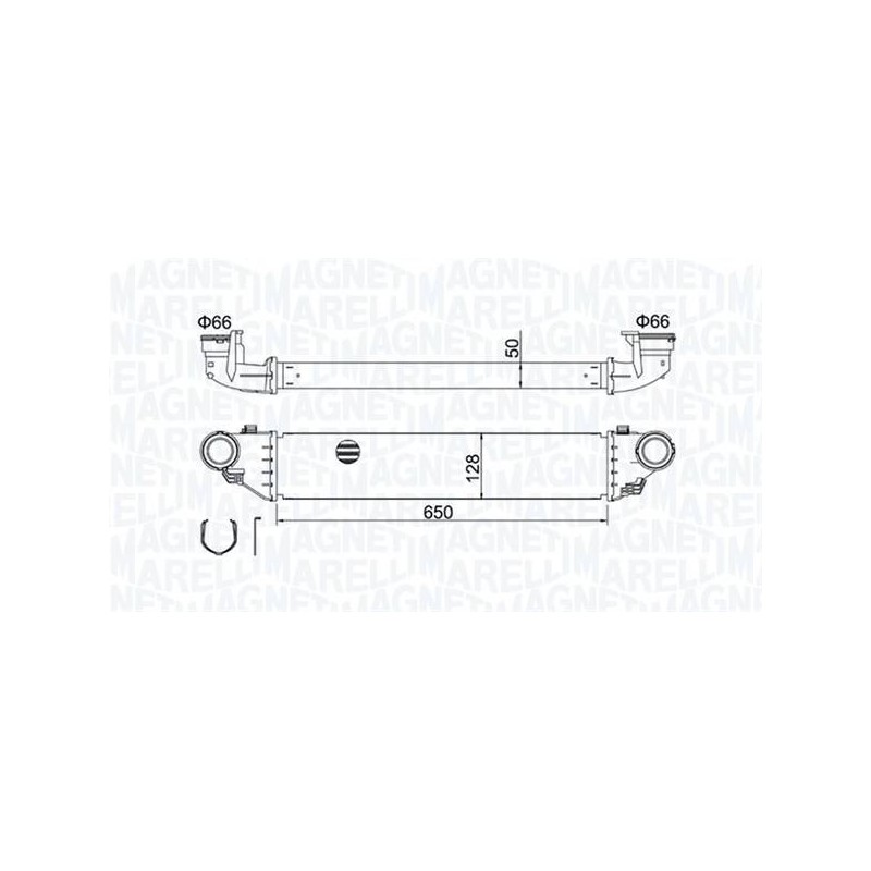 INTERCOOLER MB CLASSE C W203 220CDI