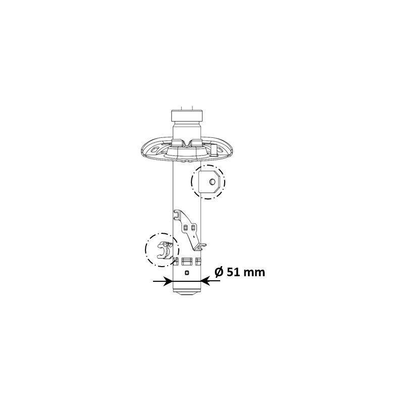 AMORTISSEUR AVD EXCEL-G