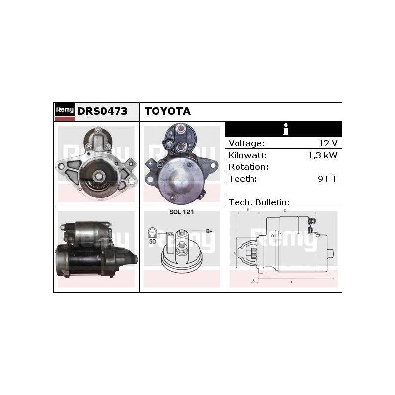 DEMARREUR - REMY REMANUFACTURED - D