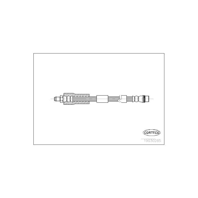 FLEXIBLE DE FREIN PEUGEOT 307