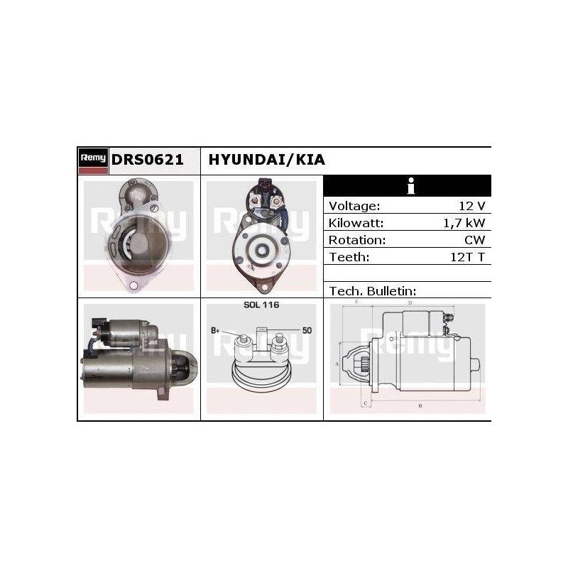 DEMARREUR - REMY REMANUFACTURED - H