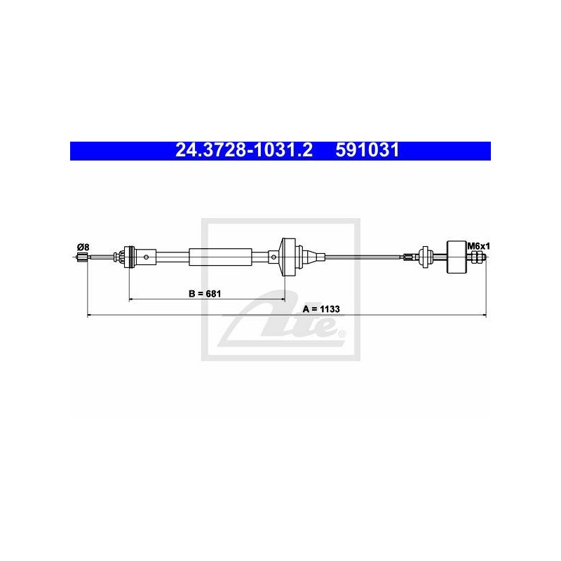 CABLE D EMBRAYAGE