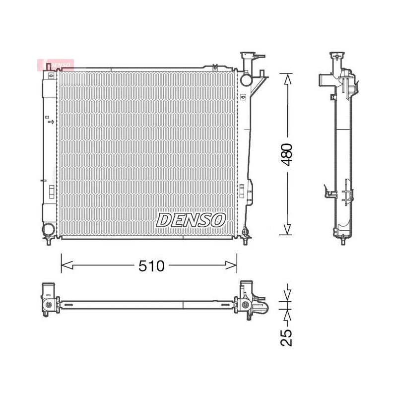 RAD. EAU HYUN SANTA FE II 2.0CRDI