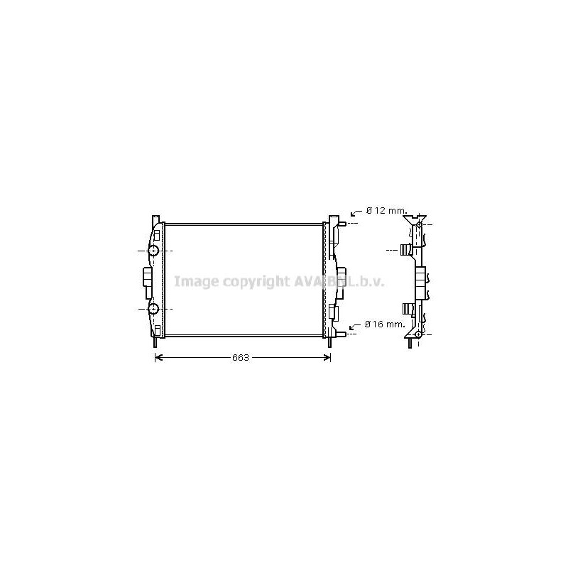 RAD EAU-VL/VUL- RENAULT- PRE