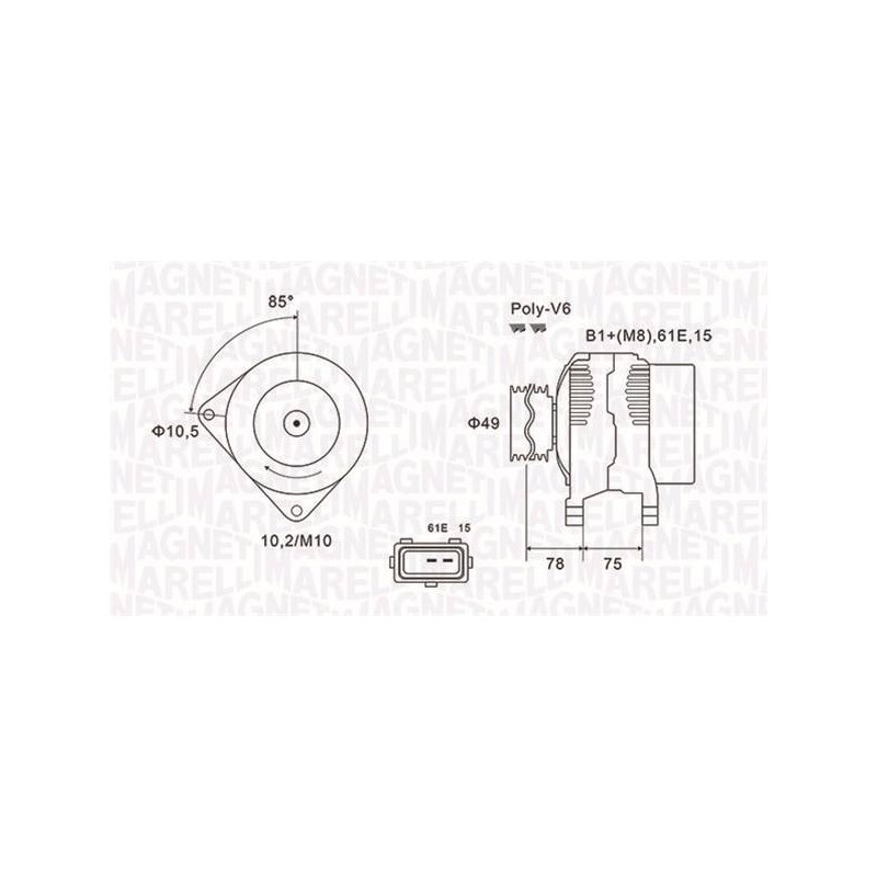 ALT EQ POUR BMW 3 E46 / 5 E39