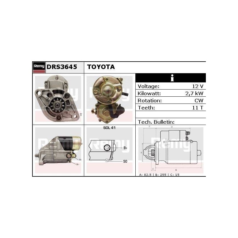 DEMARREUR - REMY REMANUFACTURED - T