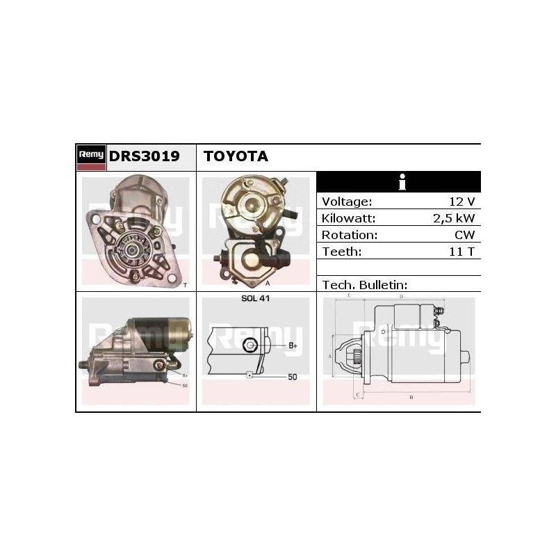 DEMARREUR - REMY REMANUFACTURED - M