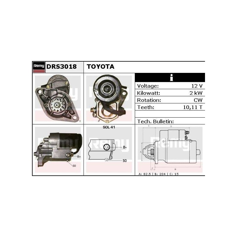 DEMARREUR - REMY REMANUFACTURED - T