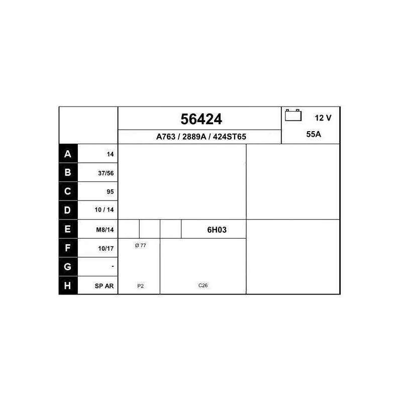 ALTERNATEUR VL / HI-LUX 2.4L D