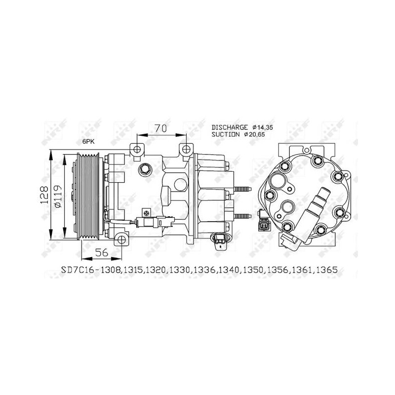 COMP CITROEN C4 2.0D 07- COMPRESSOR