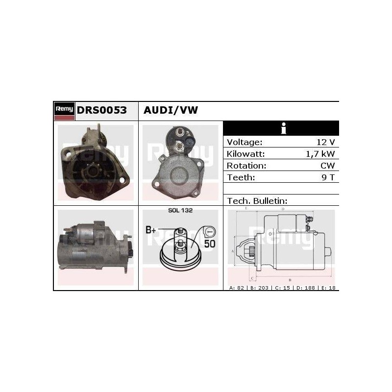 DEMARREUR - REMY REMANUFACTURED - A